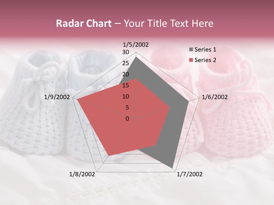 Infant Boy Crocheted PowerPoint Template