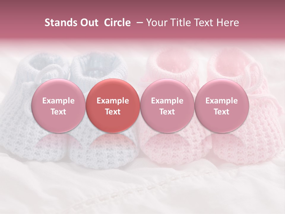 Infant Boy Crocheted PowerPoint Template