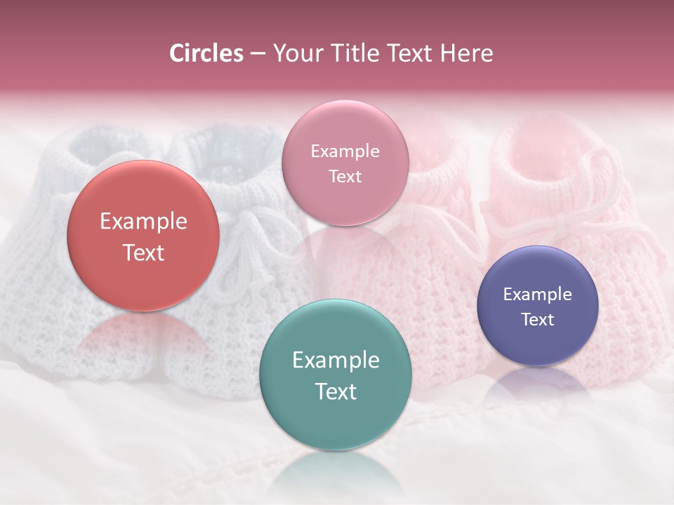 Infant Boy Crocheted PowerPoint Template