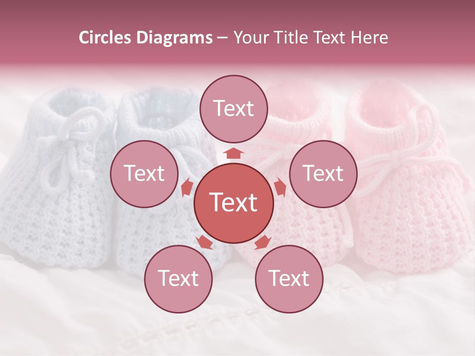 Infant Boy Crocheted PowerPoint Template