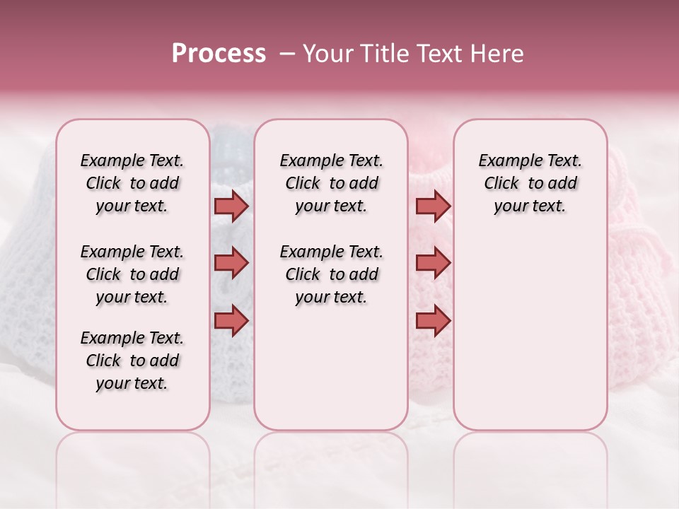 Infant Boy Crocheted PowerPoint Template