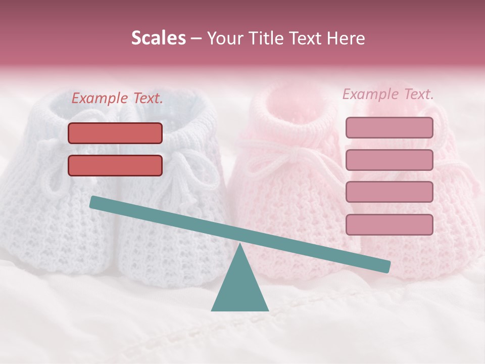 Infant Boy Crocheted PowerPoint Template