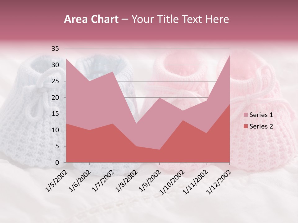 Infant Boy Crocheted PowerPoint Template