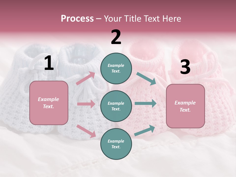 Infant Boy Crocheted PowerPoint Template