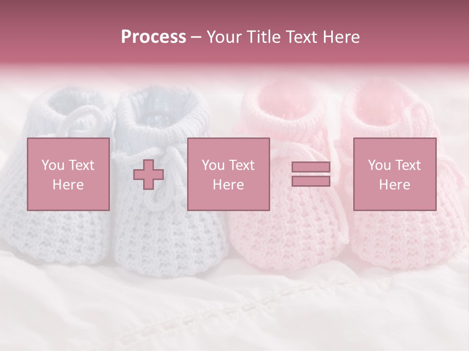 Infant Boy Crocheted PowerPoint Template