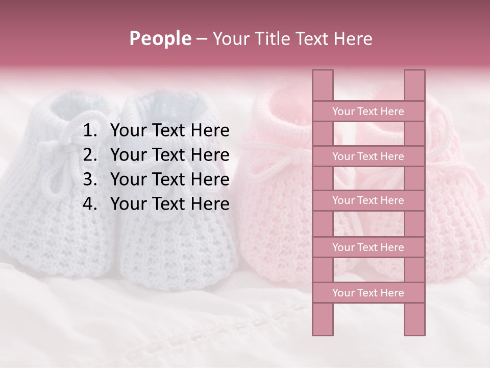 Infant Boy Crocheted PowerPoint Template
