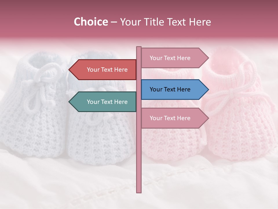 Infant Boy Crocheted PowerPoint Template