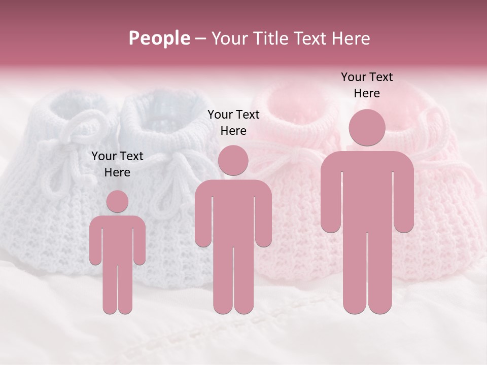 Infant Boy Crocheted PowerPoint Template