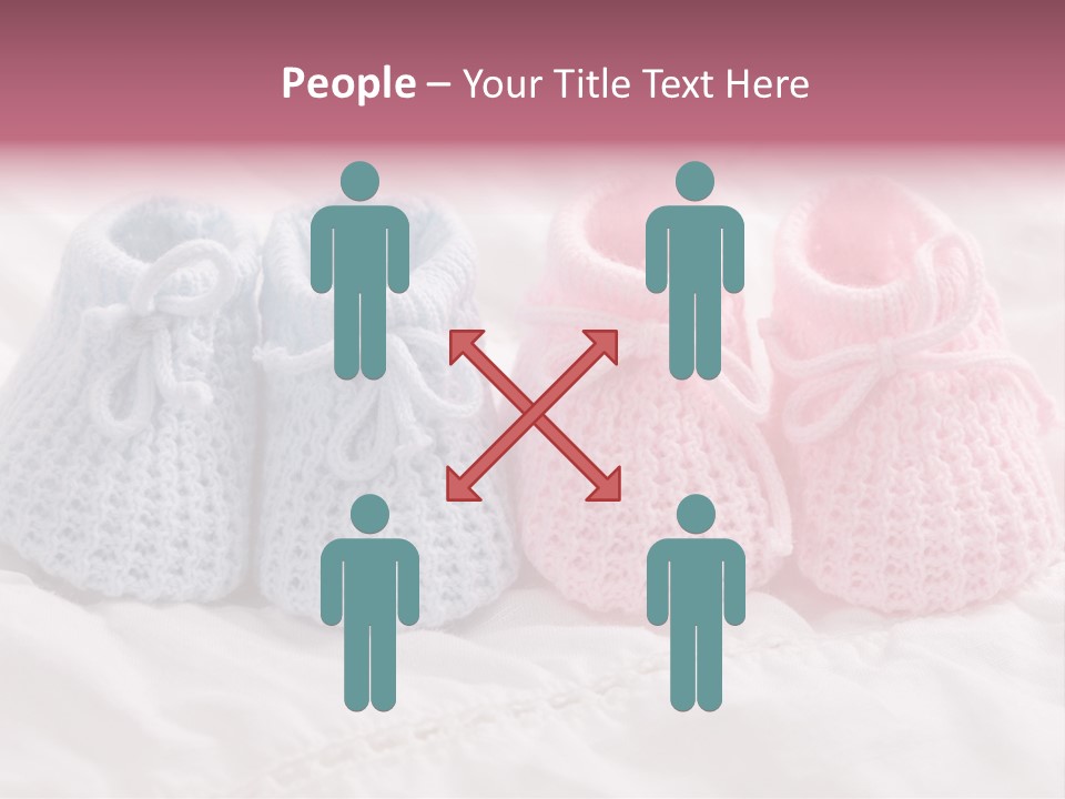 Infant Boy Crocheted PowerPoint Template