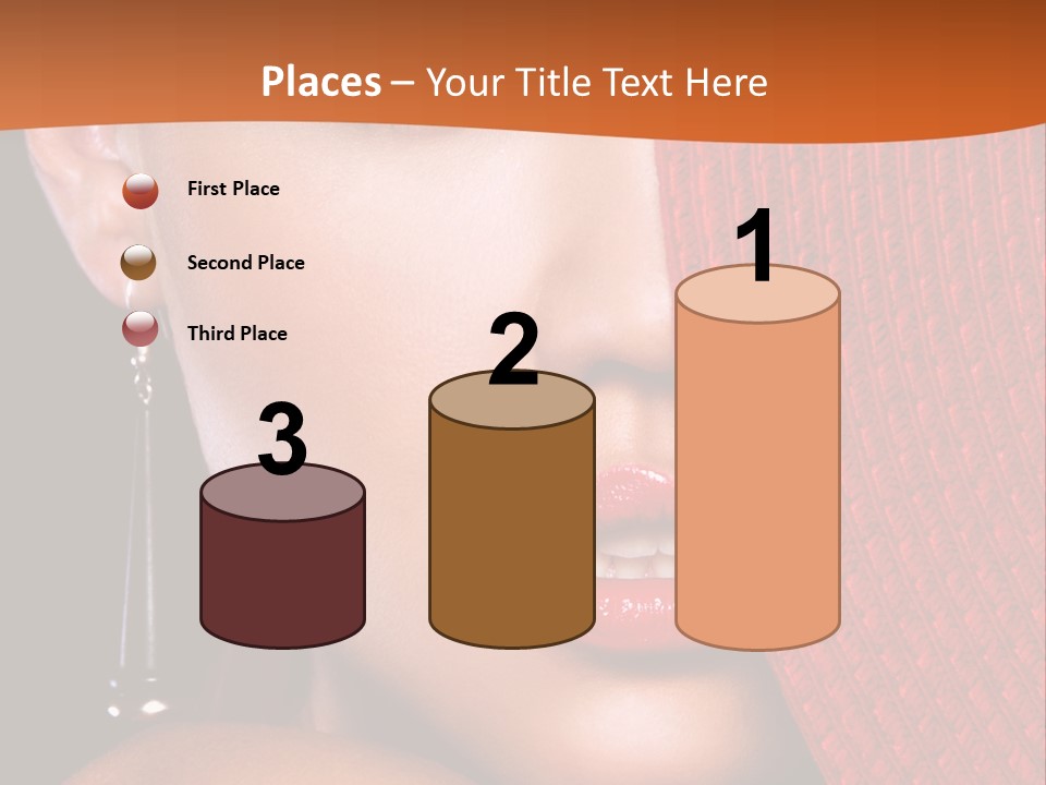 Cover Sensuality Big Eyes PowerPoint Template