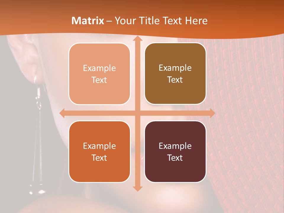 Cover Sensuality Big Eyes PowerPoint Template