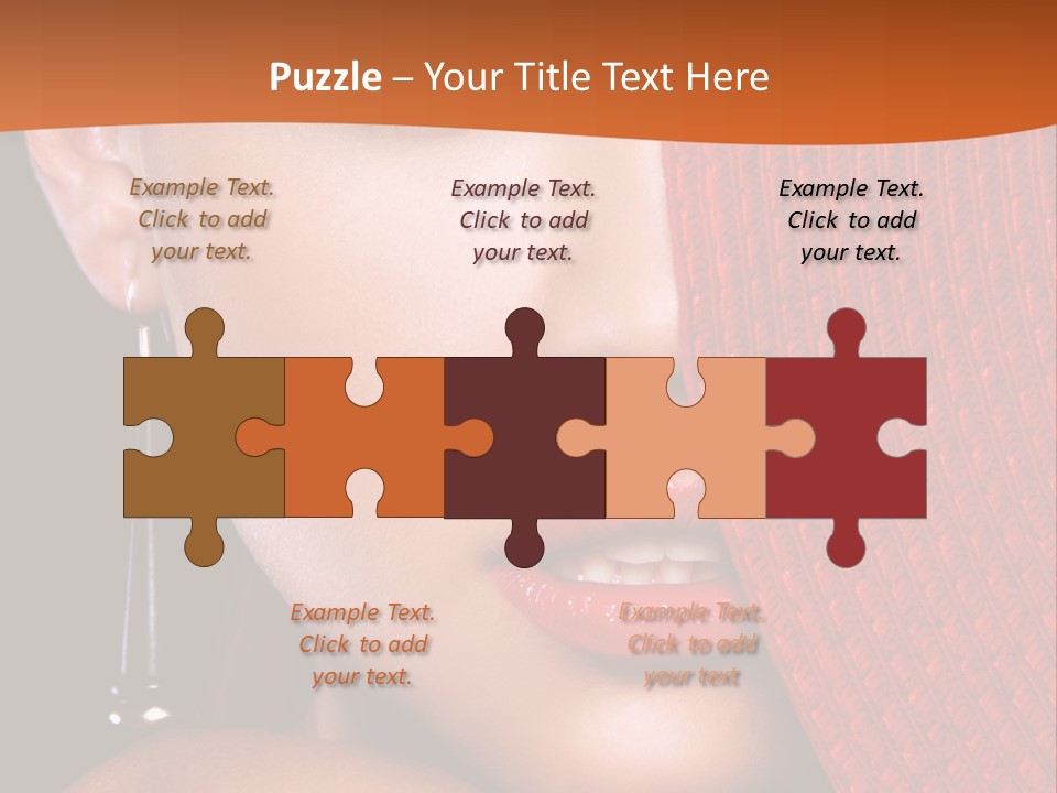 Cover Sensuality Big Eyes PowerPoint Template