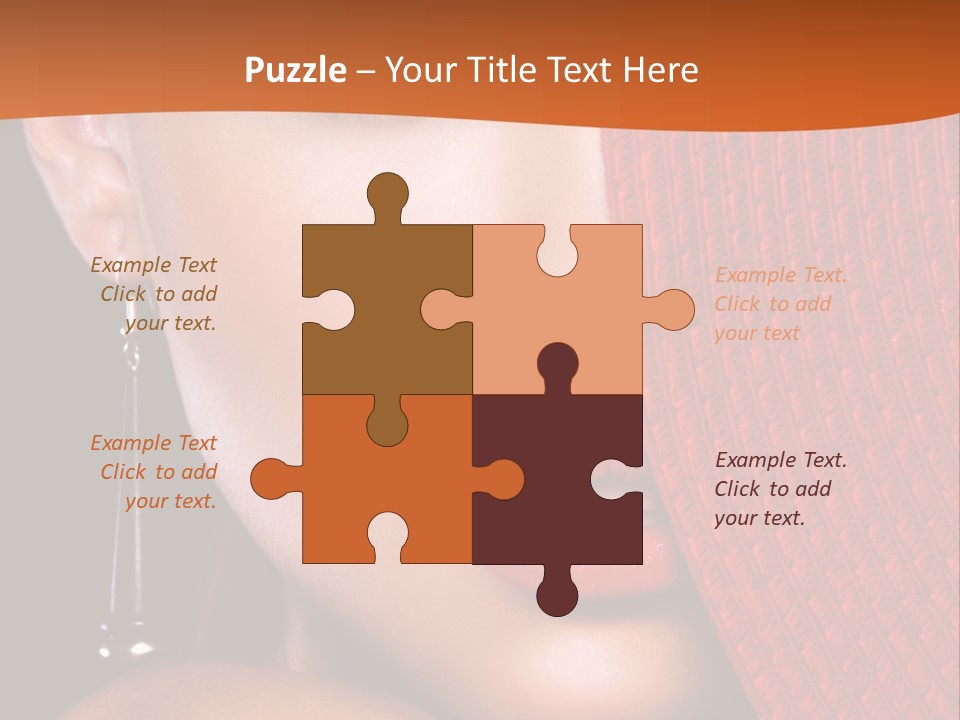 Cover Sensuality Big Eyes PowerPoint Template