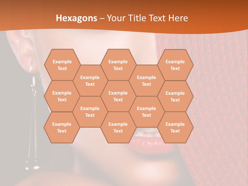 Cover Sensuality Big Eyes PowerPoint Template