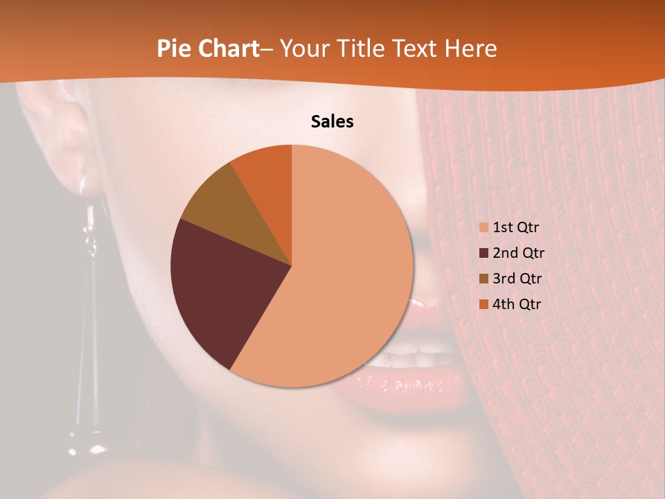 Cover Sensuality Big Eyes PowerPoint Template