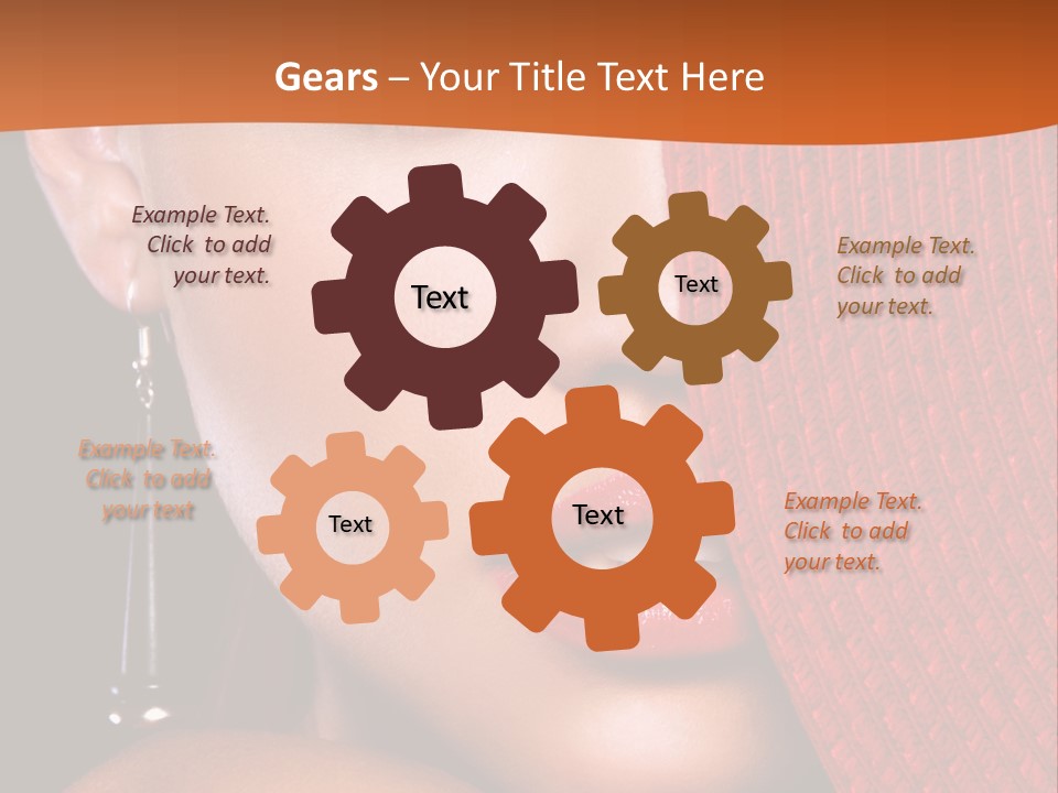 Cover Sensuality Big Eyes PowerPoint Template