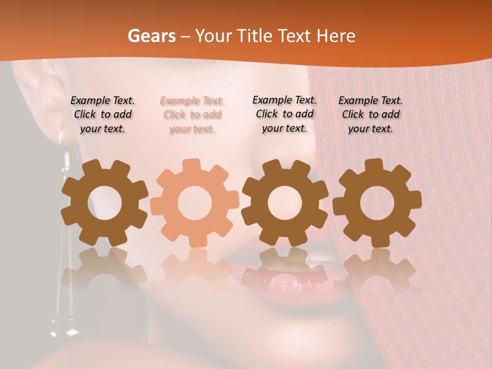 Cover Sensuality Big Eyes PowerPoint Template