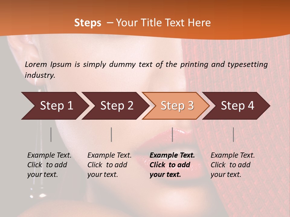 Cover Sensuality Big Eyes PowerPoint Template