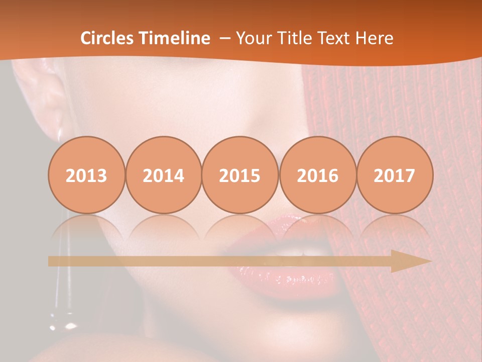 Cover Sensuality Big Eyes PowerPoint Template