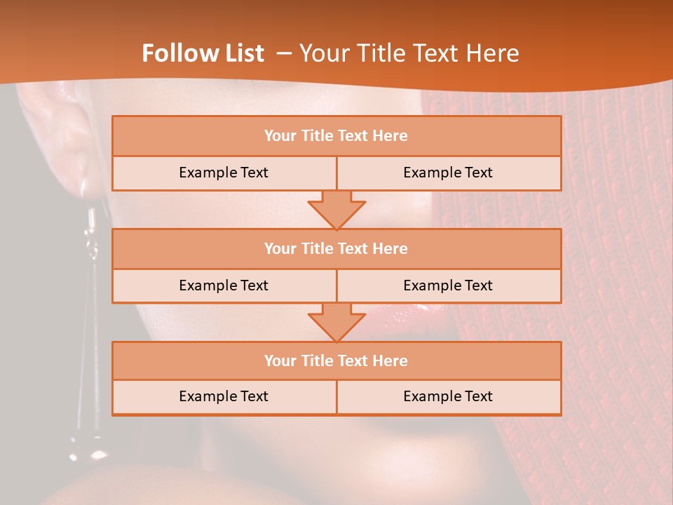 Cover Sensuality Big Eyes PowerPoint Template