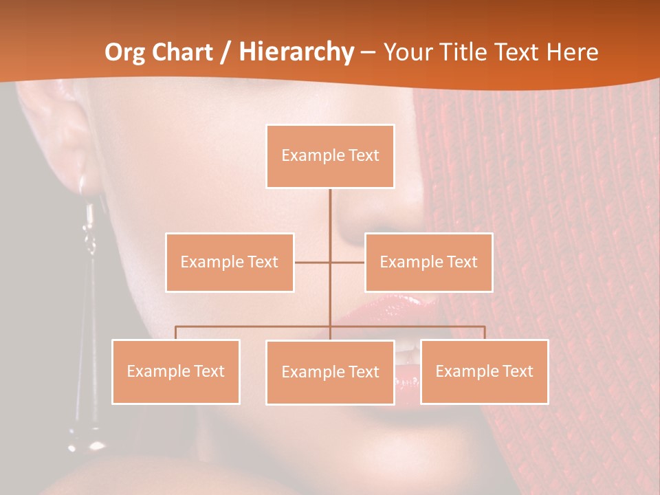 Cover Sensuality Big Eyes PowerPoint Template