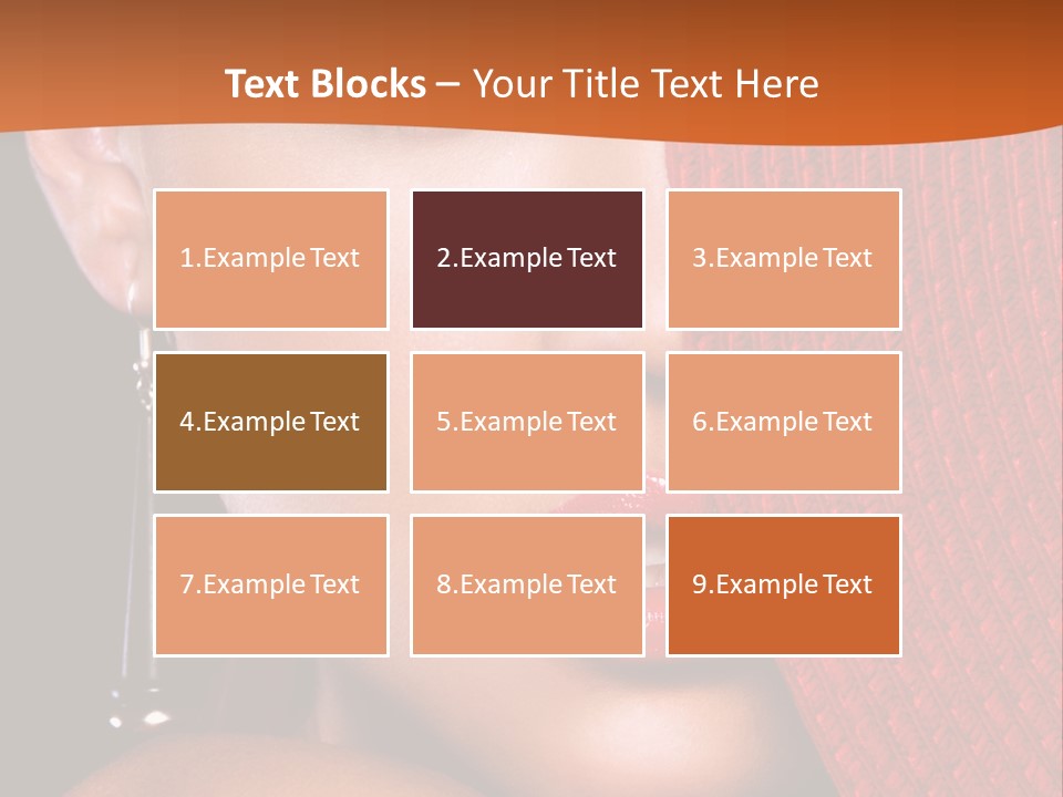 Cover Sensuality Big Eyes PowerPoint Template