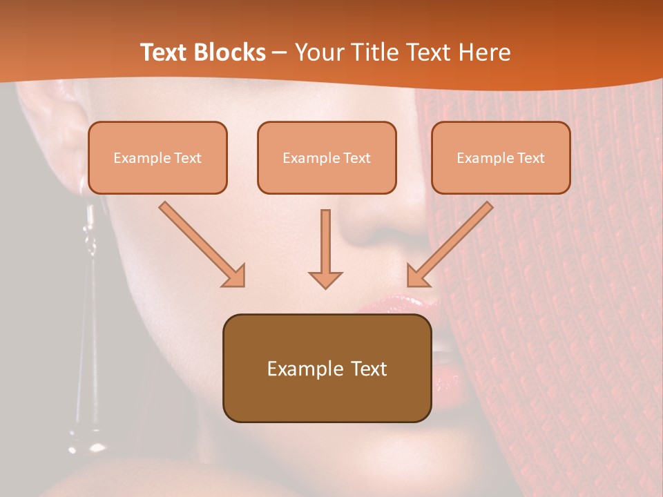 Cover Sensuality Big Eyes PowerPoint Template