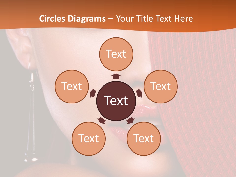 Cover Sensuality Big Eyes PowerPoint Template