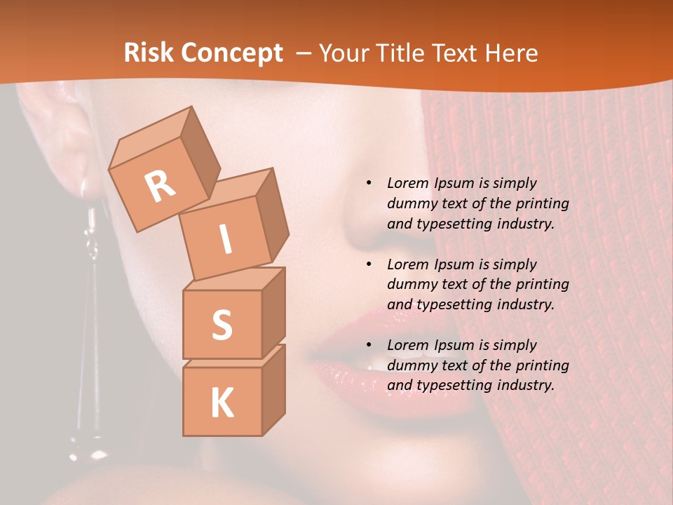 Cover Sensuality Big Eyes PowerPoint Template