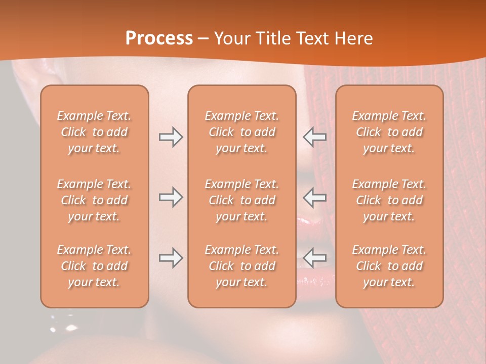 Cover Sensuality Big Eyes PowerPoint Template