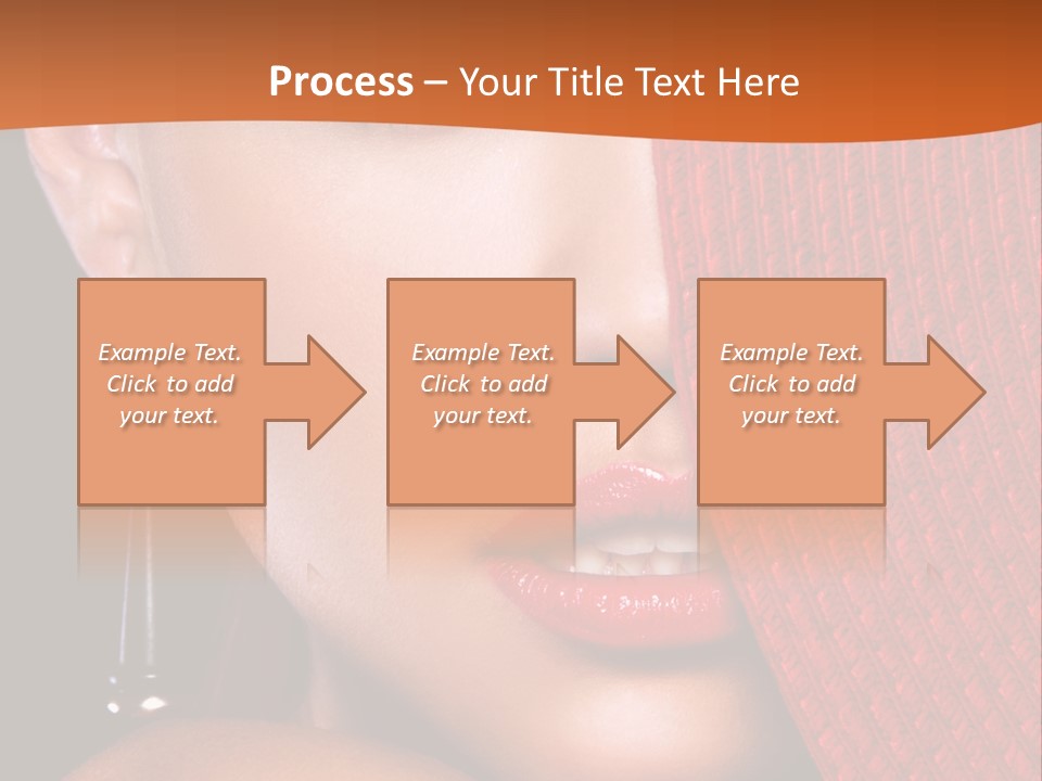 Cover Sensuality Big Eyes PowerPoint Template