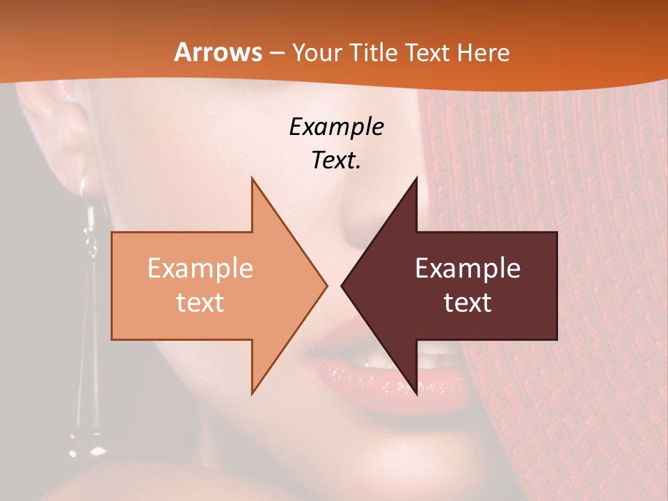 Cover Sensuality Big Eyes PowerPoint Template