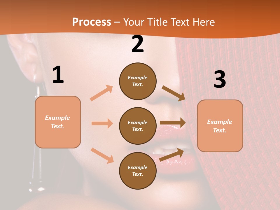 Cover Sensuality Big Eyes PowerPoint Template