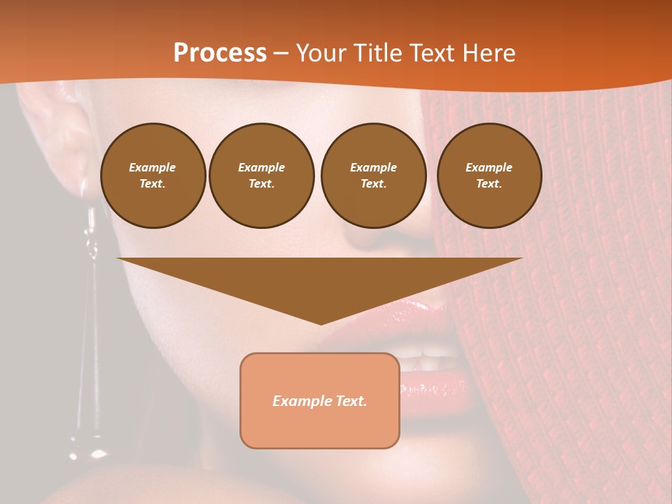 Cover Sensuality Big Eyes PowerPoint Template