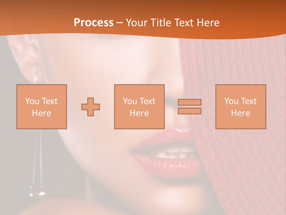 Cover Sensuality Big Eyes PowerPoint Template