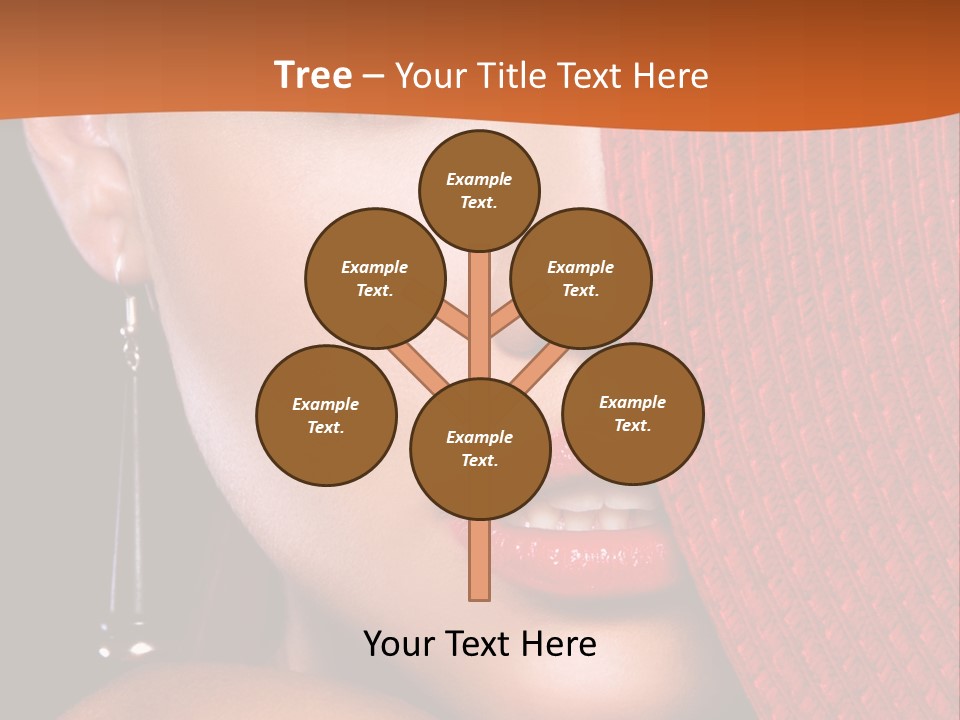 Cover Sensuality Big Eyes PowerPoint Template