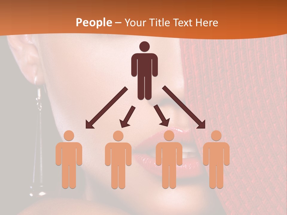 Cover Sensuality Big Eyes PowerPoint Template