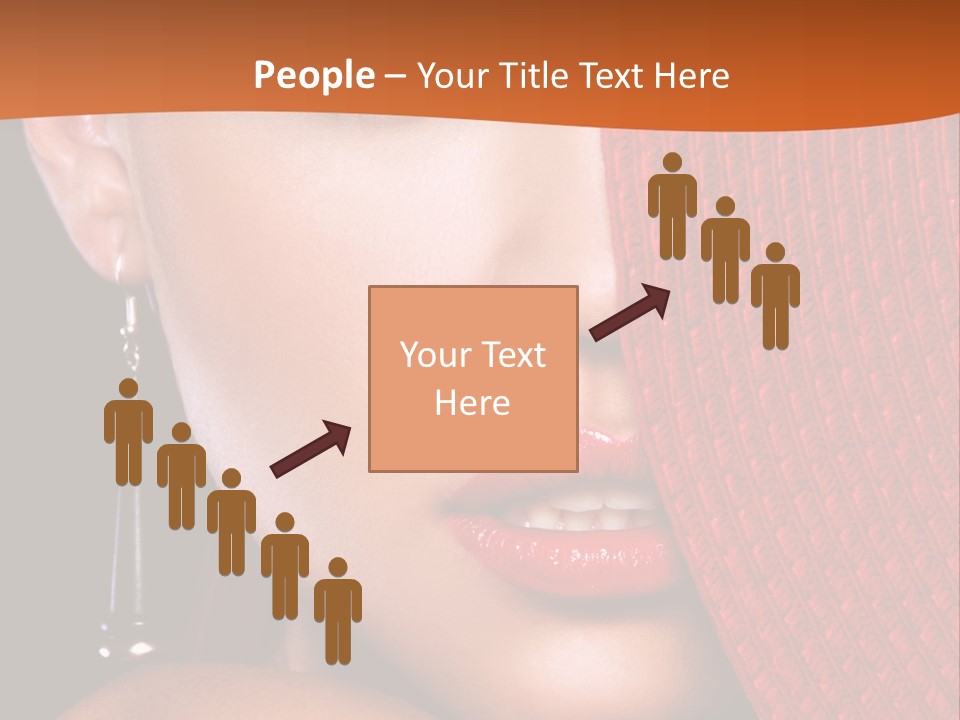 Cover Sensuality Big Eyes PowerPoint Template