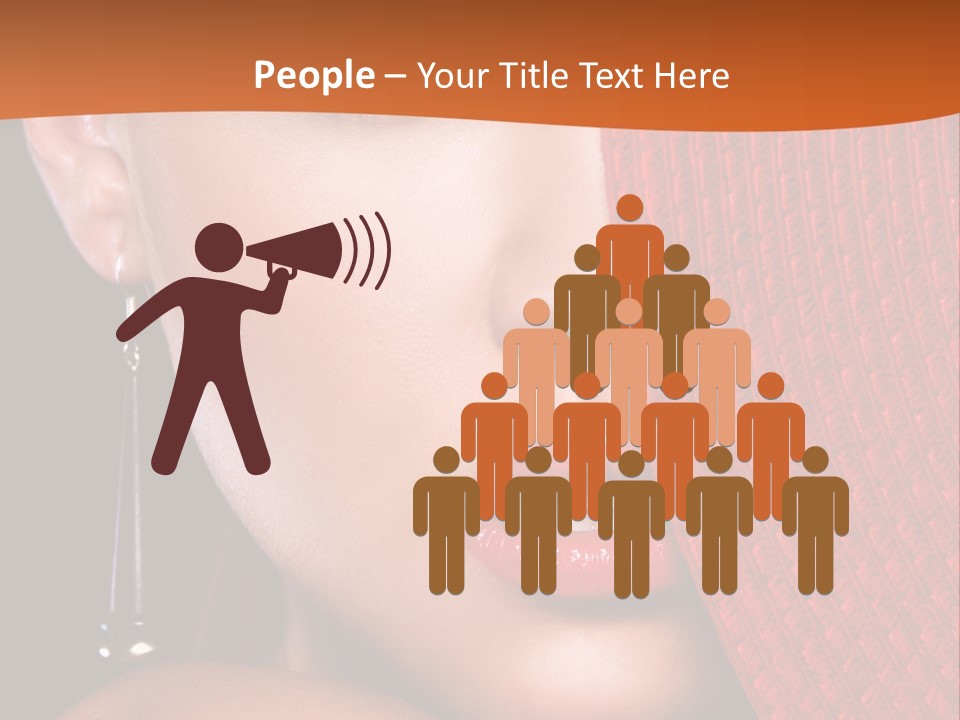 Cover Sensuality Big Eyes PowerPoint Template