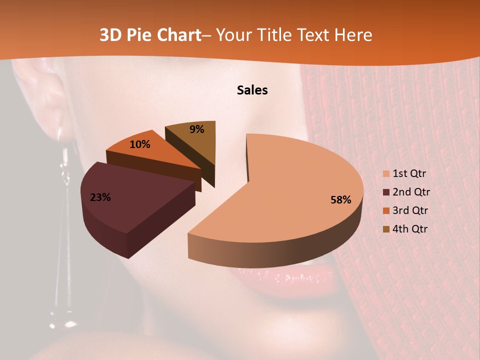 Cover Sensuality Big Eyes PowerPoint Template