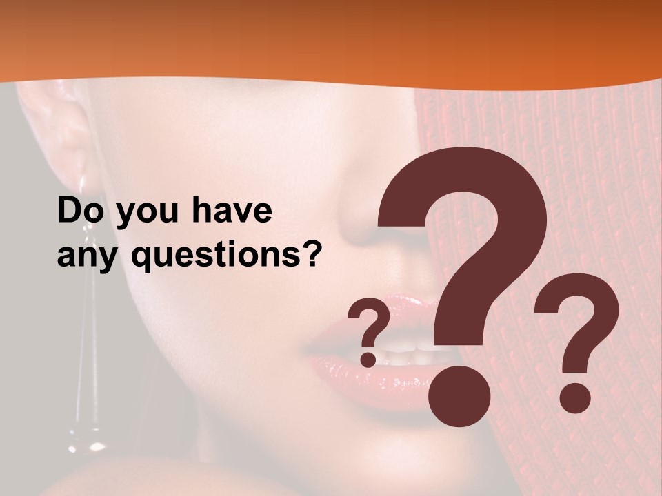 Cover Sensuality Big Eyes PowerPoint Template