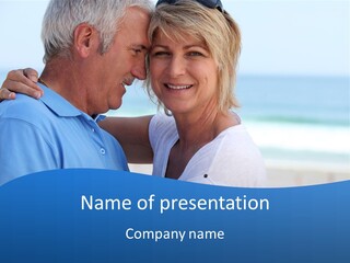 Holiday Retire Tropical PowerPoint Template