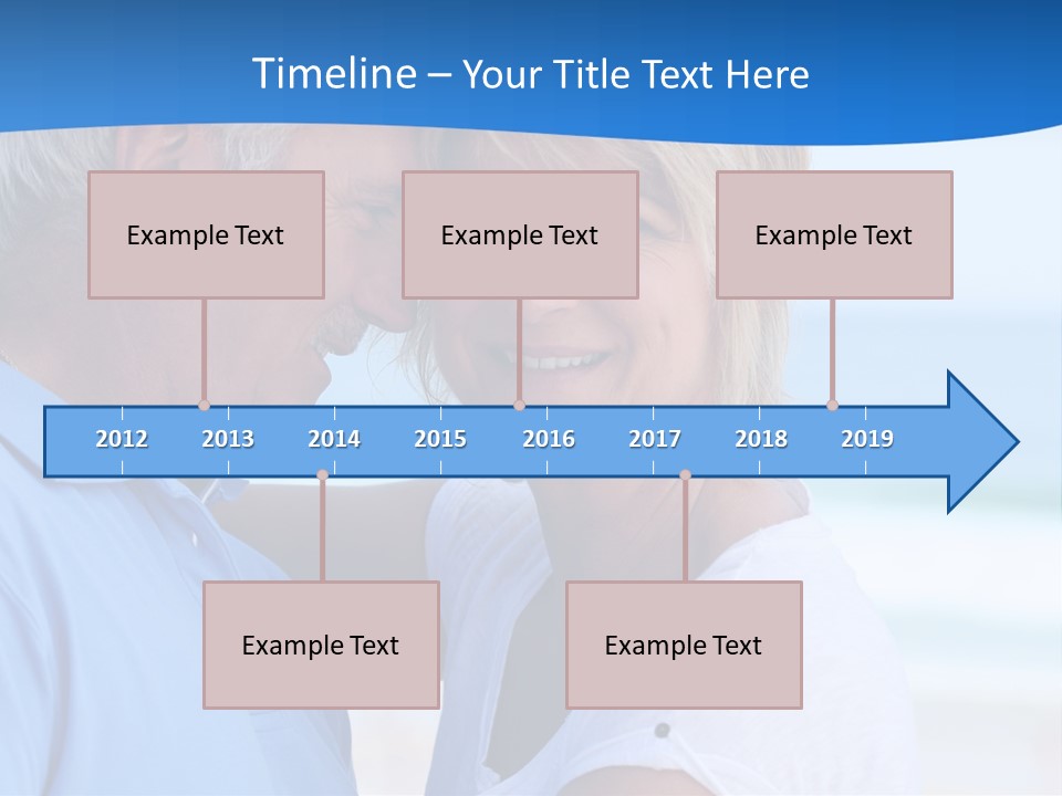 Holiday Retire Tropical PowerPoint Template