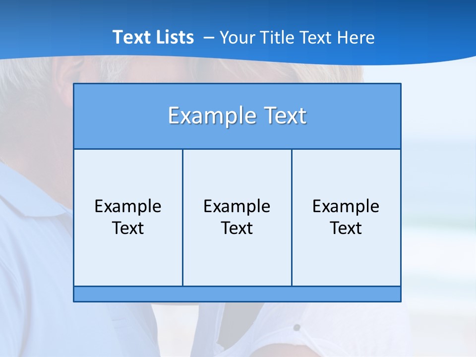 Holiday Retire Tropical PowerPoint Template