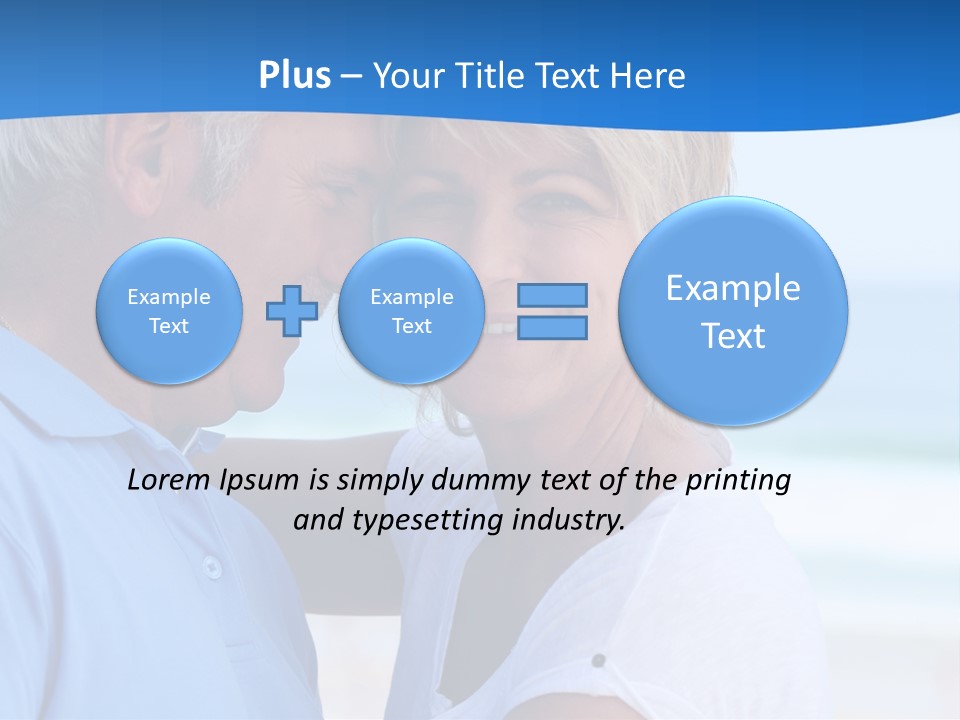 Holiday Retire Tropical PowerPoint Template