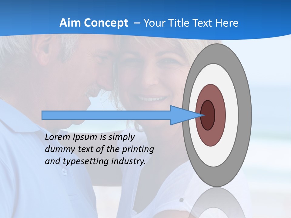 Holiday Retire Tropical PowerPoint Template