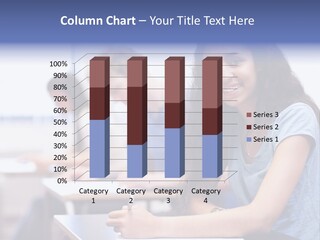 Training Caucasian Appearance Happy PowerPoint Template