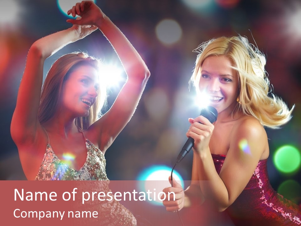 Entertainment Modern Clubber PowerPoint Template