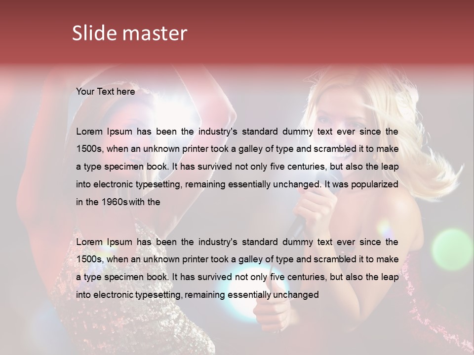 Entertainment Modern Clubber PowerPoint Template