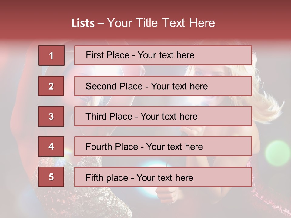 Entertainment Modern Clubber PowerPoint Template